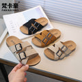 Birkenstock boys' cork sandals - new summer collection: open-toe kids' shoes, indoor/outdoor sandals, big & tall children's flip-flops