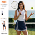 Sports tennis skirt fake two-piece quick-drying fashion tape golf skirt fitness running skirt tennis uniform summer thin style