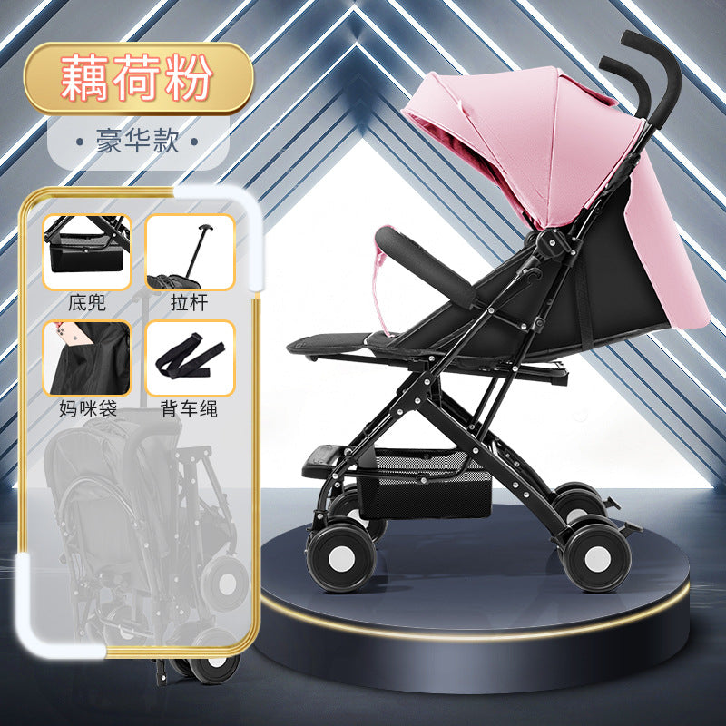 Ultralight baby stroller - convertible, foldable, portable - perfect for outings with your little one!