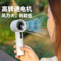 Southeast asia's hottest selling 100-speed handheld fan: usb rechargeable mini portable turbine high-speed powerful fan 638