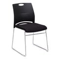 Conference training chair solid steel stool office comfortable sedentary staff chair stackable casual negotiation chair no