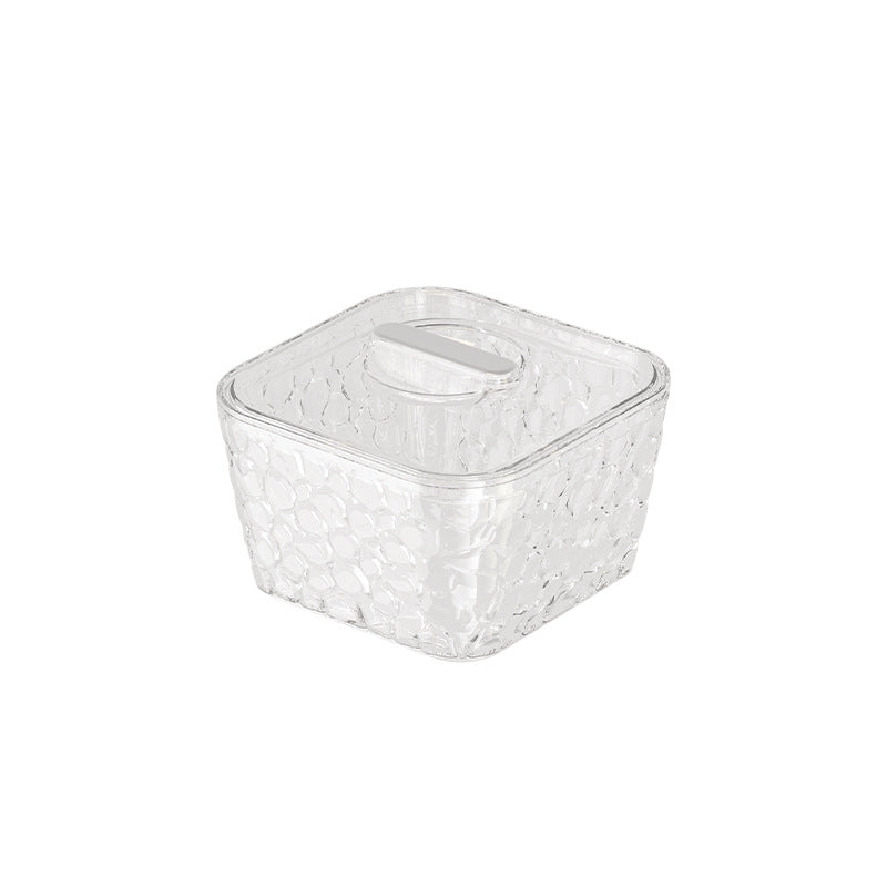 Cross-border transparent jewelry box, ring, earrings, hairpin ring, multi-layer desktop storage box, portable classification jewelry storage box.