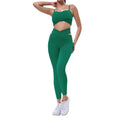 New eco-friendly fabric yoga top for women, suitable for running and pilates. features built-in bra pads, a premium feel, and is perfect for fitness and workouts
