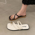 2024 new women's thong sandals - summer outdoor fashion, trendy flat casual flip-flops, beach slippers