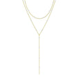 2024 amazon foreign trade new fashion lariat y-necklace design with zircon pendant - minimalist and stylish for women