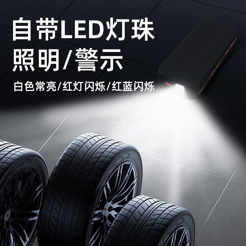 Car tire inflator pump - digital display, illuminated, electric, cordless, multifunctional, portable, tire pressure gauge