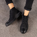 New arrival cowhide bootswinter men's bootsmencasual leather shoes non-slip men's shoes youth trendy shoes