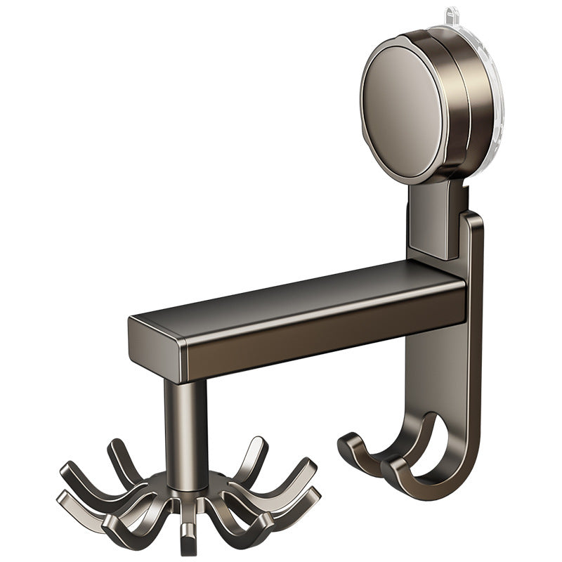 Powerful suction cup, kitchen, rotating hook, rack, nail-free wall-mounted hanger, spatula, spoon, kitchen utensils, storage artifact