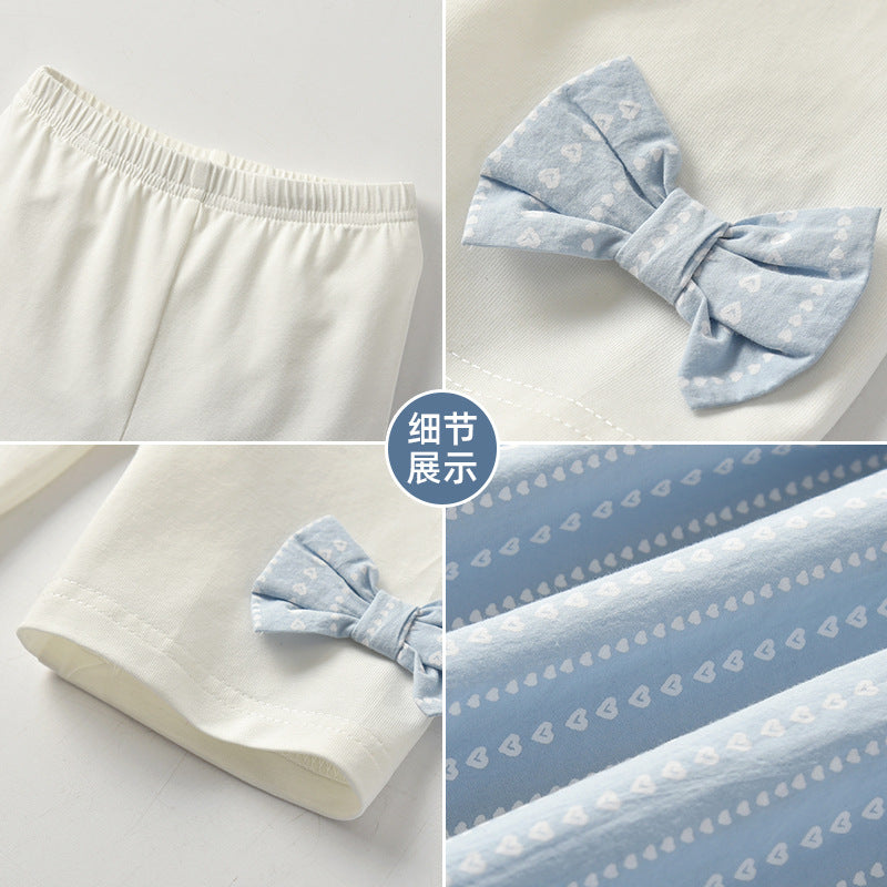 Wholesale children's clothing: new summer  korean style kids' apparel, teardrop baby clothes, cute and high-quality girls' outfit sets