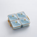 Sky blue four-piece set