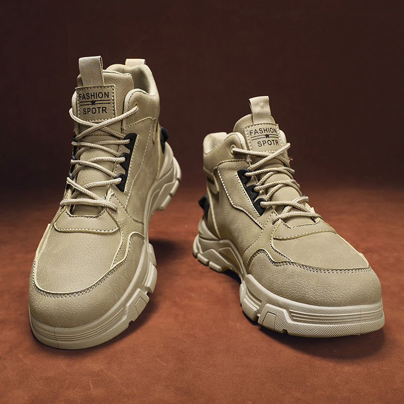 Men's work safety shoes - spring collection: waterproof, slip-resistant, durable, athletic, hiking, and martin boots for construction and work sites