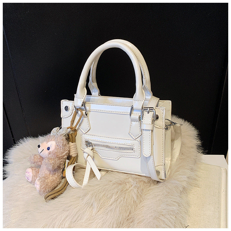 Cross-border high-end Korean version of hand-carried small square bag 2025 new fashion simple and versatile shoulder bag trendy oblique span bag