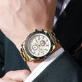 Wholesale and dropshipping: trendy new arrival - hot-selling, stylish men's watch with three-eyed calendar design. direct from the manufacturer