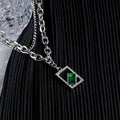 Men's titanium steel necklace chain - fade-resistant, 2025 new arrival, minimalist, versatile, high-end jewelry, trendy & popular accessory