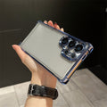 Suitable for samsung s26ultra mobile phone case a56 with lens film electroplated four-corner airbag all-inclusive anti-fall tpu soft shell