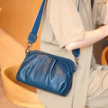 New arrival casual women's bag with first-layer cowhide, shoulder cross-body medium bag, women's handbag, large capacity three shoulder straps