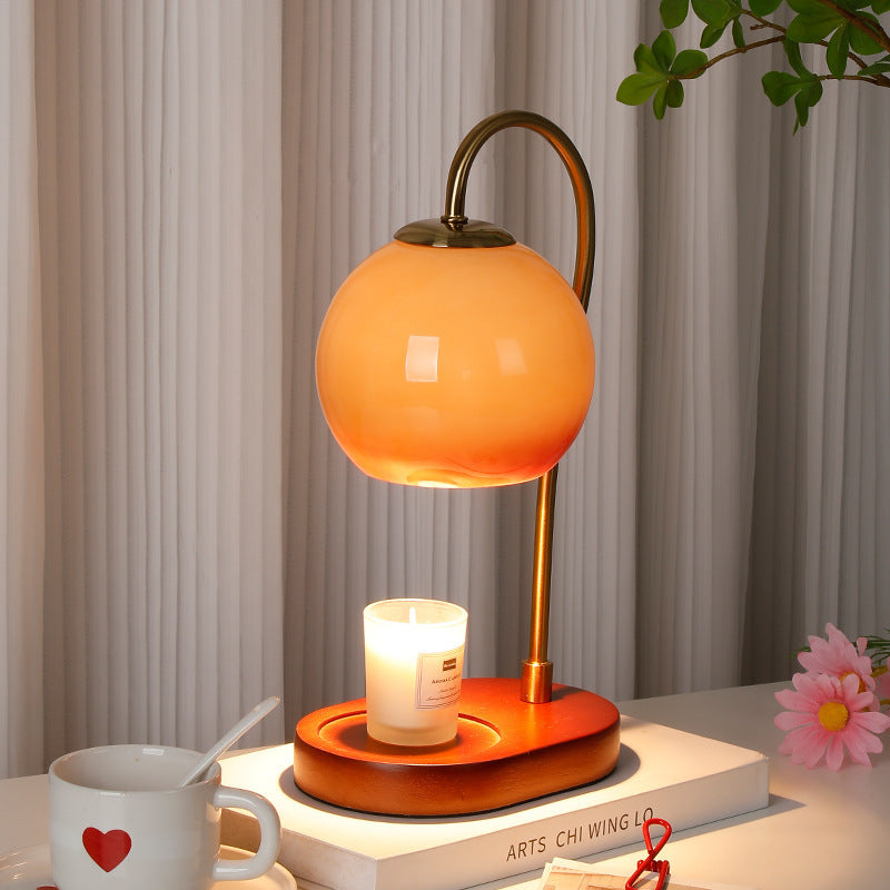 Used light luxury aromatherapy wax melting lamp - decorative ambient light for girls' rooms, bedroom bedside lamp with rotary switch