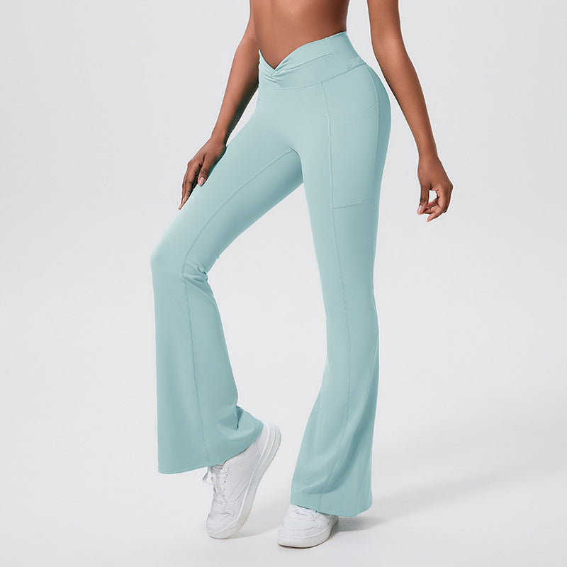 new arrivalslimming look elastic silm yoga clothes suit peach butt yoga pants running fitness clothes suit women