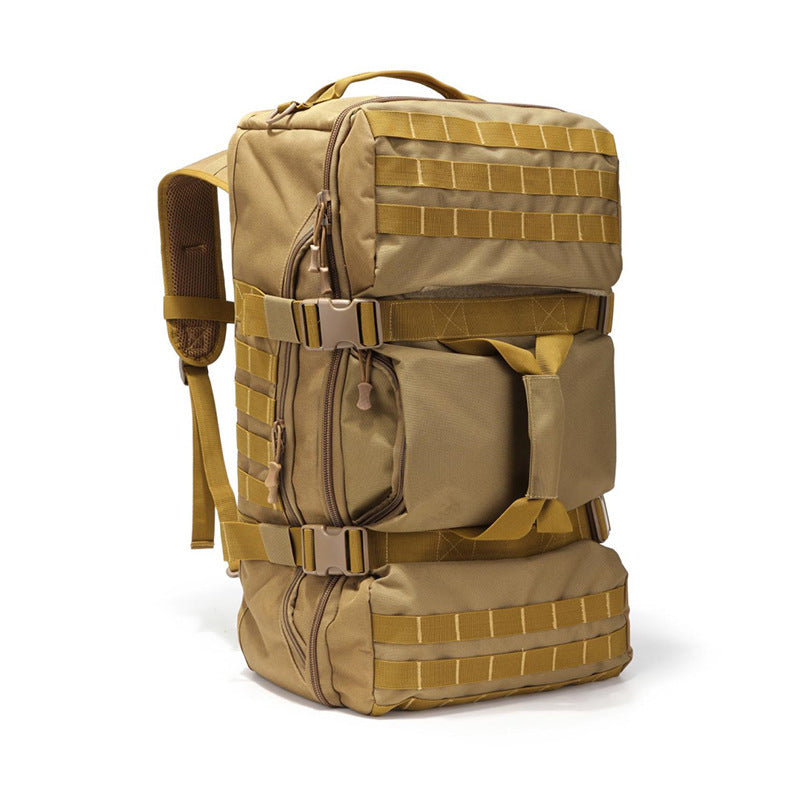 Outdoor backpack, large capacity rucksack outdoor travel hiking large capacity backpack shoulder crossbody portable