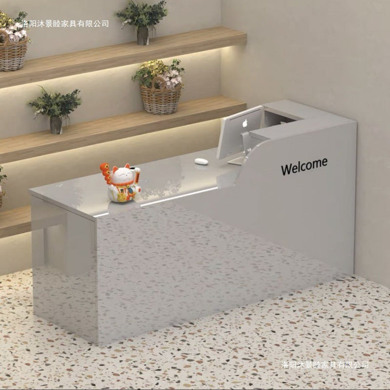 Bar counter, cashier counter, clothing store counter table, hairdressing store convenience store casual modern store small front desk reception desk