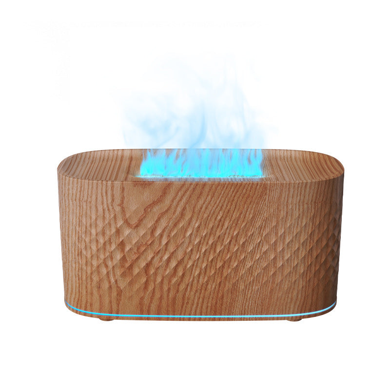 Artificial flame humidifier for home bedroom desktop usb silent large capacity atomization fragrance machine aromatherapy machine cross-border