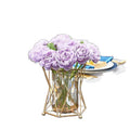 Luxury-style creative hydroponic glass vase - high-end living room & dining table decor - premium floral arrangement display piece