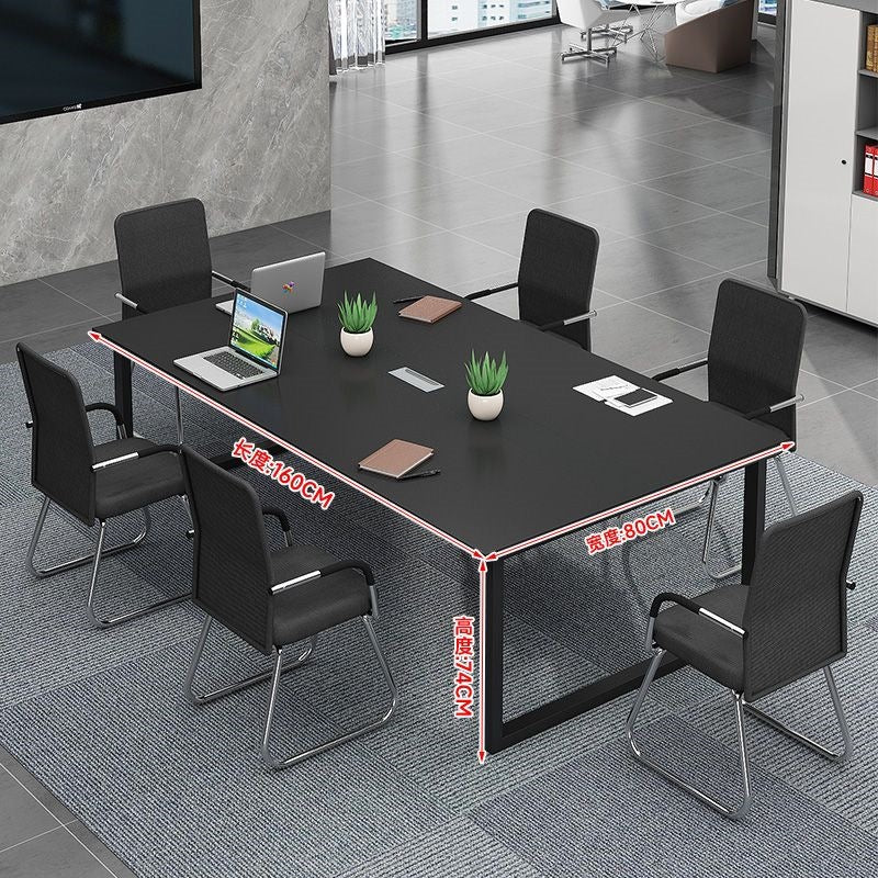 Conference table long table minimalist modern office desk and chair set conference room bench table workstation training station employee desk