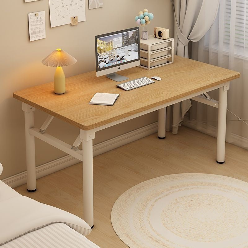 Casual folding table rental house desktop computer table simple dining table for home reinforced double beam installation-free study table