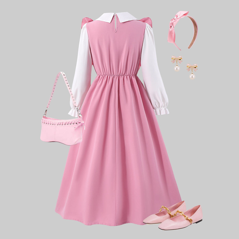 Girls' (tall) dress, peter pan collar dress