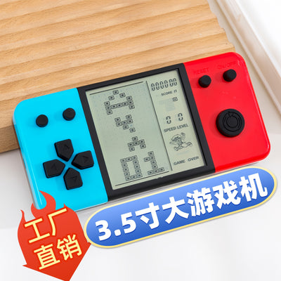 Handheld game console - classic nostalgia 3.5inch - large screen, 26 arcade games - russian electronic game console gift