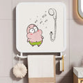 Bathroom mural clothes folding storage box toilet storage rack punch-free bathroom bathroom storage cabinet