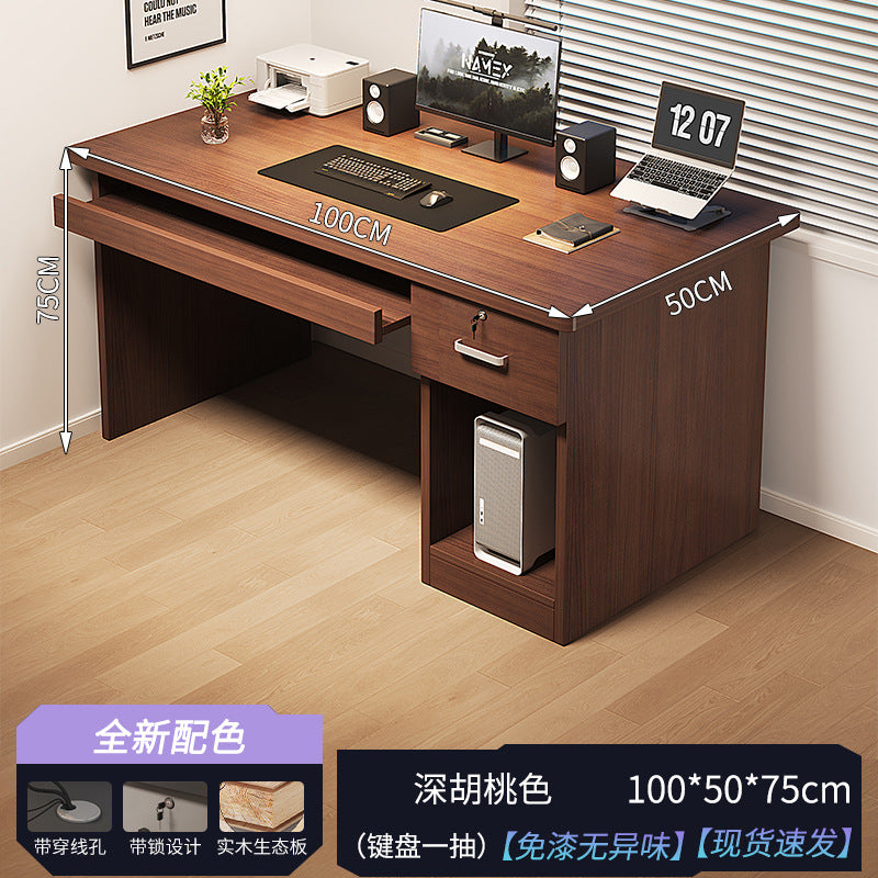 New arrival: executive desk - minimalist modern office desk and chair set for employees, home office, and computer use