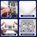 Ultra-thin downlight led square living room 3w12w barrel light ceiling embedded ceiling spotlight panel light grids hole light
