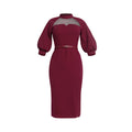 e-commerce sexy hip pencil skirt   african plus size women's clothing high waistdress