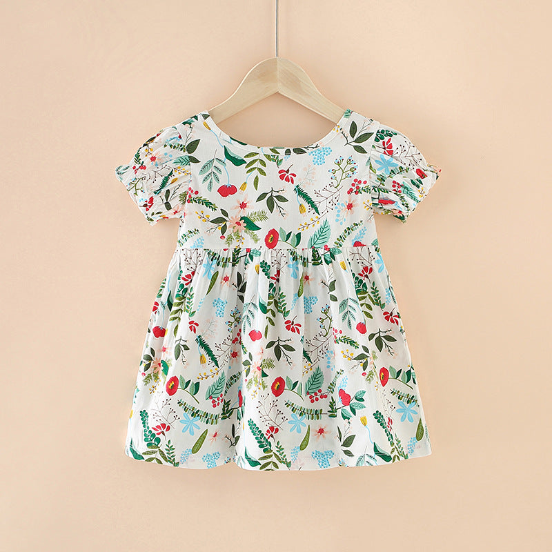 Girls' dress -  summer korean style princess dress - baby girl's clothing - wholesale/street vendor - children's dress