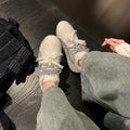 Apple shoes versatile niche retro german army trainers women's 2026 spring/autumn new breathable casual sneakers white shoes trendy