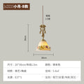 French retro bow brass small pendant wall lamp 3d ceramic flower pleated fabric bedroom bedside light
