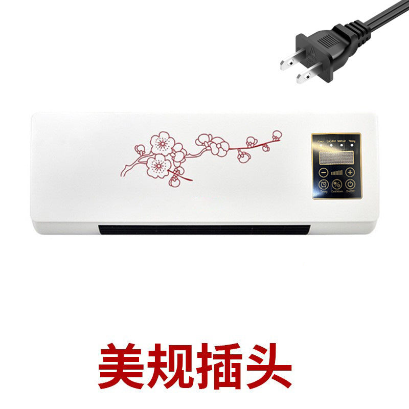 Ready-to-ship 110v high-velocity wall-mounted remote control space heater - portable, dual-mode (cool & heat), rapid heating for home use