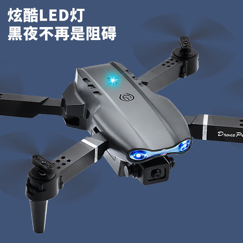 hot seller e99 drone: hd dual-camera aerial photography, foldable remote control aircraft, kids' quadcopter toy