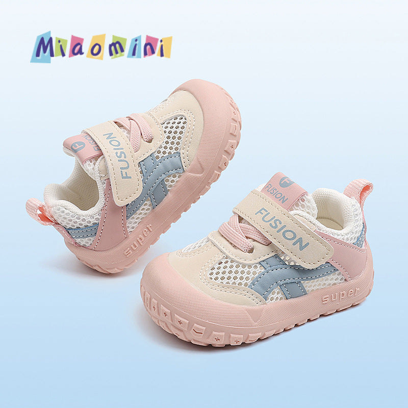 Kids' soft-soled prewalker shoes - spring/summer collection - baby functional shoes - anti-slip casual mesh shoes for boys and girls - ages 1-3