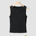 cross-border  spring/summer pure cotton tank top - off-the-shoulder halter neck slimming sleeveless undershirt camisole top for women