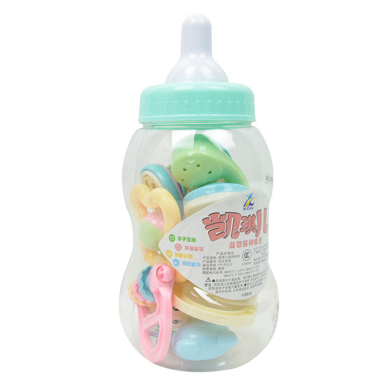 Cross-border export South East Asia rattle set, bottle baby toothpaste newborn toy 0-1 year old puzzle soothing