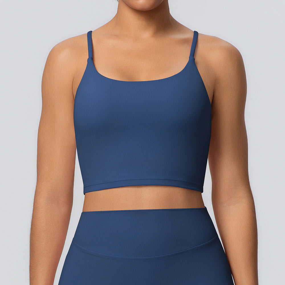 new arrival yoga tops sports intimates with chest pads thin straps beautiful back running fitness vest suspenders yoga clothes