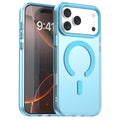 Double-layer imd candy color magnetic suction suitable for iphone17promax mobile phone case apple 15/14 frosted anti-fall case