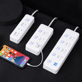 New national standardfor home socket plug strip long cable usb strip with switch multi-function multi-hole plug-in board drag strip