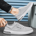 Men's spring breathable 2025 new thin anti-odor athletic casual canvas slip-on flat shoes work trendy shoes