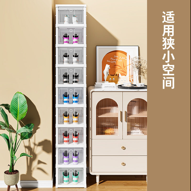 Installation-free integrated shoe cabinet Internet celebrity shoe box Shoe storage Foldable shoe storage cabinet Trunk shoe box