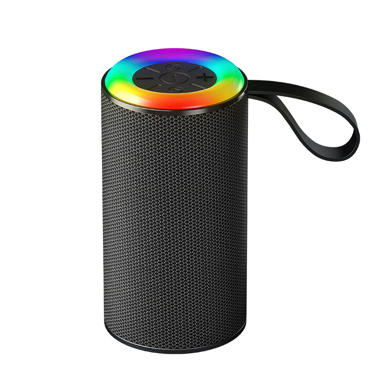 New wireless bluetooth speaker - outdoor rgb light portable waterproof mini speaker with ambient lighting and stereo sound