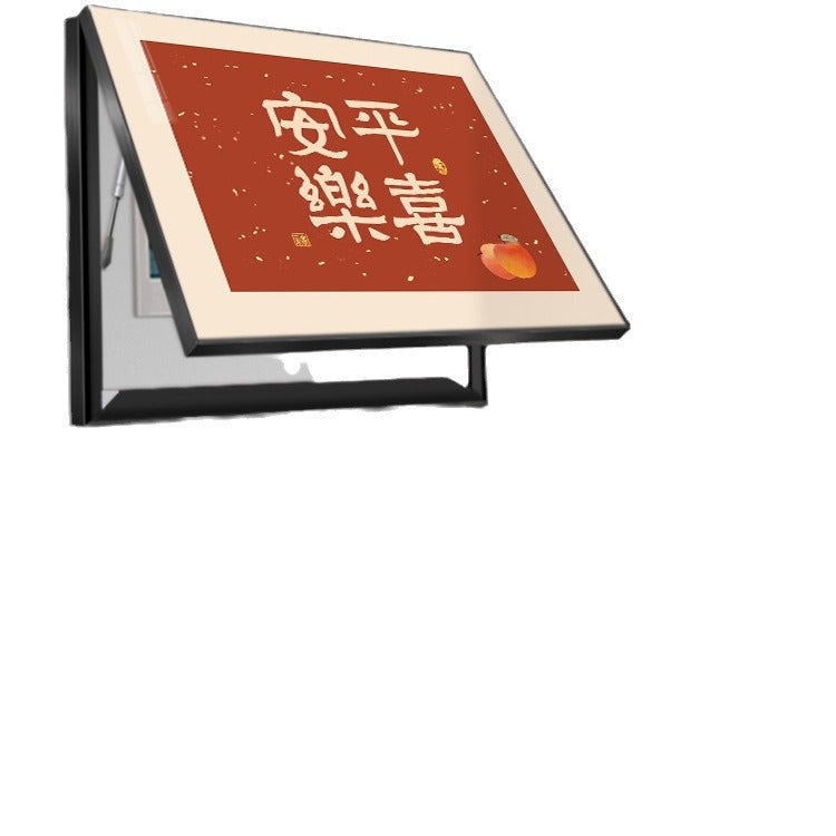 Meter box decorative painting peace and joy new Chinese modern blocking electric switch distribution box empty opening strong electric restaurant hanging painting