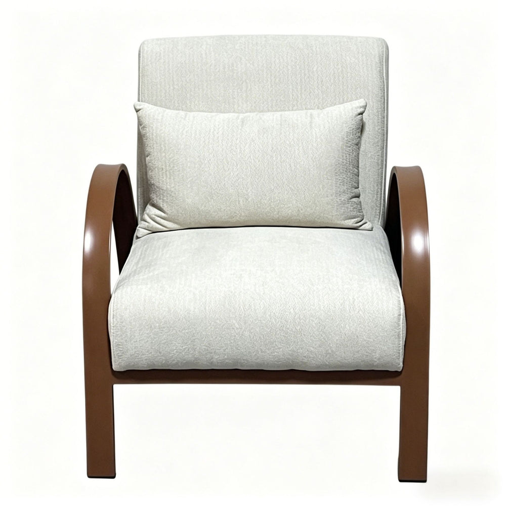 B&b medieval style fabric casual chair hotel balcony designer sofa retro lazy back chair